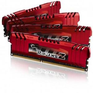 G.Skill F3-12800CL10Q-32GBZL - Barrettes mémoire RipjawsZ 4 x 8 Go DDR3 1600 MHz CL10 Dimm 240 broches