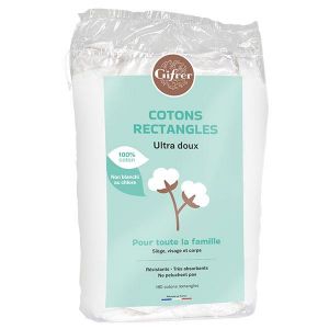 Gifrer Algodón Rectángulos Ultra Suave 180uds