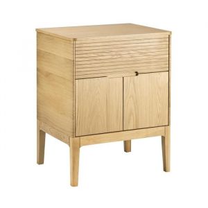 Meuble sous-vasque 60 cm en ch&ecirc;ne naturel