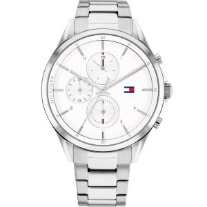 Tommy Hilfiger Montre Femmes - Quartz Multi-Cadrans - Bracelet Acier inoxydable Argent - 1782435