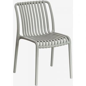 Lot de 4 chaises de salle à manger empilables Wendell SKLUM Vert Kaki 79,5 cm