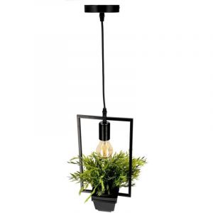 Suspension avec pot mea rectangle IP20 E27 EDO777546 Edo Solutions
