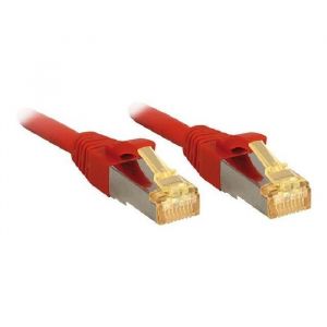 Lindy Câble réseau CAT 7 Lsoh Cuivre 6000MHz 15m - Rouge