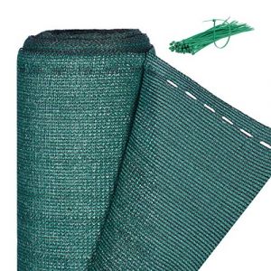 Relaxdays Brise-vue, Paravent pour les clôtures et rambardes, Tissu HDPE, Anti-UV, 2 x 10 mètres, vert