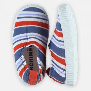 Archim&egrave;de Chaussures Lucas imprim&eacute;e bleu/blanc/rouge