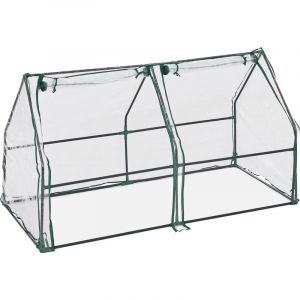 Relaxdays Mini-serre en PVC avec 2 portes - 4052025395247