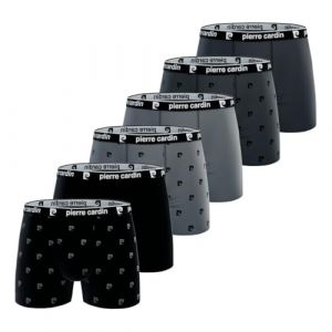 Boxer Homme Coton, Caleçon Homme Naturel, Hypoallergénique & Stretch (Lot de 6) XL