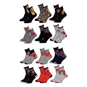 OZABI - Chaussettes Garçon Licence PACK DE 12 PAIRES SURPRISE