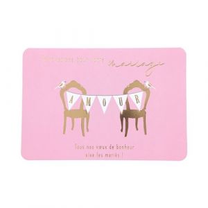 Carte De Voeux - Mariage - Félicitations Pour Votre Mariage
