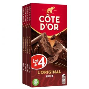 Côte d'Or Cote DOr - 4 Tablettes de chocolat noir LOriginal - (4x200g)