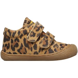 Naturino Baskets basses enfant Chaussons premiers pas en suède imprimé léopard COCOON VL