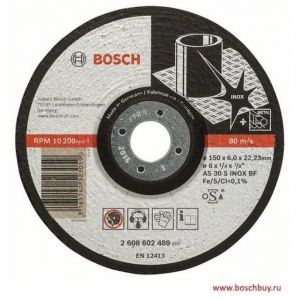 Image de Bosch Meules à ébarber 150 mm - 22,23 mm