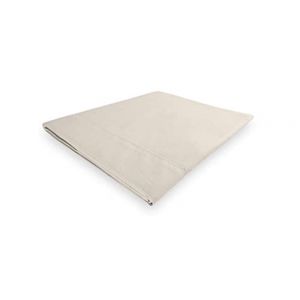 Soleil d'Ocre Drap plat en coton 240x300 cm PERCALE ecru, par Ecru