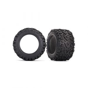 Traxxas 2 pneus E REVO 2.0 Talon ext 3,8 + Mousse TRX8670