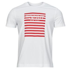Esprit T-shirt OCS LOGO STRIPE Blanc - Taille EU M,EU L,EU XL,EU XXL,EU 3XL