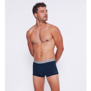 Lot de 6 boxer homme marine en coton