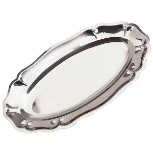 Medard de noblat Plat ovale en Acier 18/0
