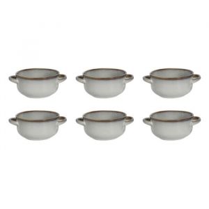 Home Deco Factory - Bol à soupe au gres du temps beige - 13.7x7x13.7 cm