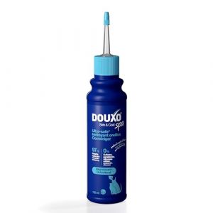 Douxo Skin & Coat Spa - Ultra-Safe nettoyant auriculaire pour Chiens et Chats, 120 ML, nettoie l'oreille en Toute sécurité, Formule respectueuse de la Peau.