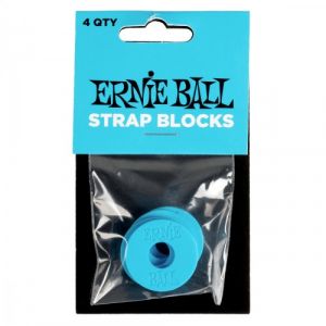 Ernie Ball STRAP BLOCKS 4 PIECES BLEU