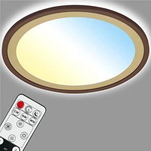 Image de Brilo - Plafonnier à intensité variable LED SLIM LED/22W/230V 2700-6500K + Télécommande