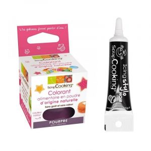 Scrapcooking Colorant alimentaire Pourpre + Stylo gla