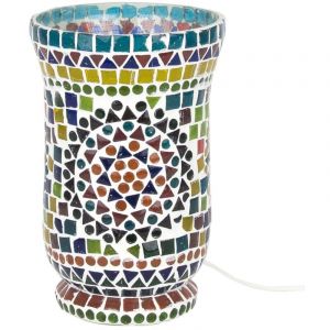 Signes Grimalt Lampe de bureau de meubles Lampe marocaine des lampes multicolores 21x14x14cm 28046