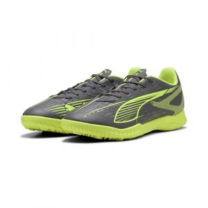 Puma Mixte Ultra 5 Play TT Chaussure de Football, Matte Aged Silver-Yellow Alert Aged Silver, 39 EU