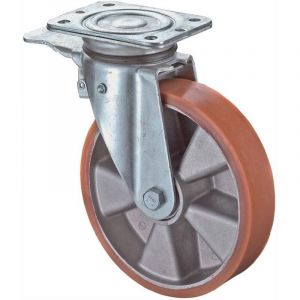 Roulette orientable avec frein avec frein bs rollen 1 pièce(s) roulette orientable avec frein ø roue 150mm cap 250kg - bs rollen