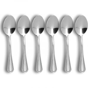 Ogo Living Lot de 6 cuill&egrave;res &agrave; caf&eacute; en acier inoxydable, FILLA