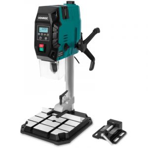 Vonroc - Perceuse à colonne 900W - Perceuse d'établi - écran lcd - bois 40mm/acier 13mm - laser crossline et lumière led - Accessoires inclus.