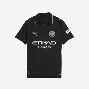 Puma T-shirt de football manchester city away rep, noir, enfant