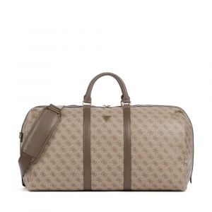 Guess Sac de voyage brun clair marron pour homme - Milano Weekender Beige / Brown / Blue 311579