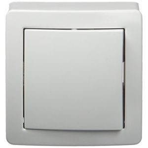 Schneider Electric SC5SHN0262051P Alrea Interrupteur va et vient avec cadre saillie Blanc