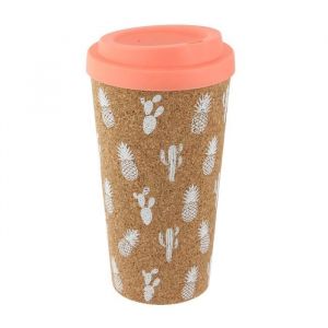 Mug de transport en li&egrave;ge Exotic 450 ml Rose sa on