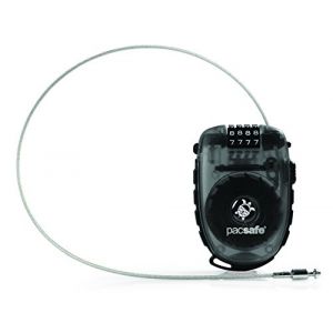 Image de PacSafe Sac de Voyage Retractasafe 250 Cadenas à Câble Rétractable, 5 L, 10 cm,