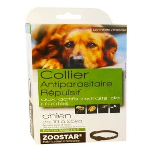 Zoostar Agit sur les tiques, les puces, les moustiques et les mouches - Chien