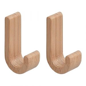 Gedy Lot de 2 cintres Himalaya Naturel
