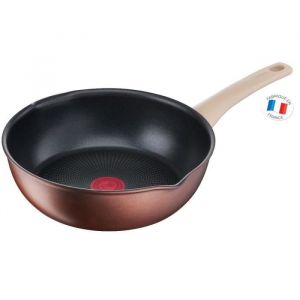 Tefal G2547702 Poêle profonde 26 cm ECO-RESPECT - antiadhésive - Tous feux dont induction - Made in France