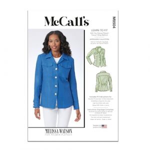 MCCALLS M8504K5 Patron de couture Veste pour femme par Melissa Watson K5 (36-38-40-42-44)