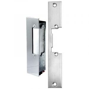 Gache electrique a encastrer reversible electro inverse a tetiere Beugnot 500 24V CC 107 mm