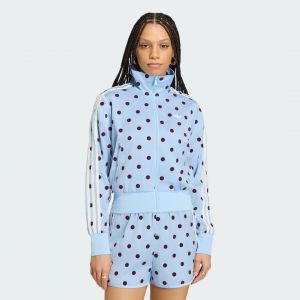 Adidas Originals Veste de surv&ecirc;tement SATIN POLKA DOTS TT, pointure XX-Small - Taille XX-Small