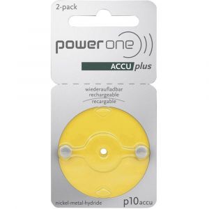 Image de Power one Piles rechargeables PowerOne p10 ACCU plus paquet de 2 batterie