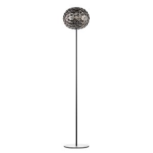 Image de Kartell Lampadaire Planet / LED - H 160 cm noir,gris fumé en matière plastique