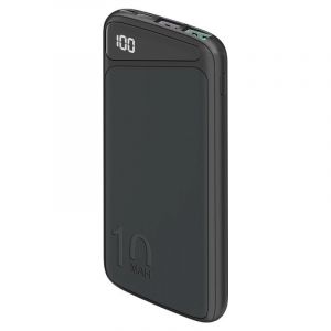 Image de Goobay Batterie Externe &agrave; Charge Rapide 10.000 mAh (usb-c pd, qc 3.0), Banque d'&eacute;nergie puissante avec indicateur d'&eacute;tat, compatible avec Quick Charge