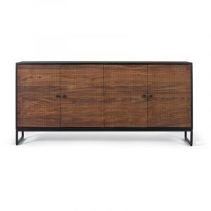Décoration d'Autrefois Decoration D ’ Autrefois - Buffet bois palissandre et manguier plus métal