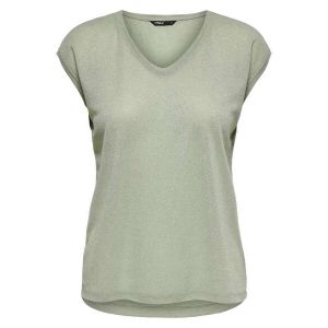 Image de Only Tee-shirt &agrave; manches courtes femme silvery