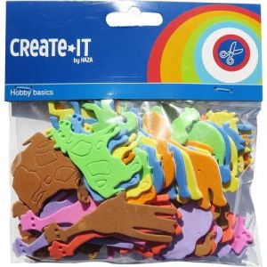 Haza- Bulle Lot de 64 Autocollants en Mousse, 192300