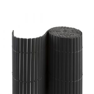 Image de Jarolift Canisse en PVC pour jardin, balcon et terrasse, 180 x 400 cm, gris semblable &agrave; RAL 7016