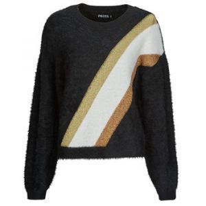 Pieces Pull PCMILO LS LUREX KNIT KAC FC - Couleur S,M,L,XL,XS - Taille Noir